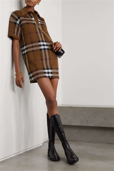 Burberry Merino Wool Mini Dress 